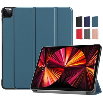 За iPad Pro 12 9 2022 Калъф 5-то поколение със Сгъваща се Стойка, Трудно делото за PC, Smart-калъф-Награда за iPad Pro 11 инча, калъф 2021 2022 2018