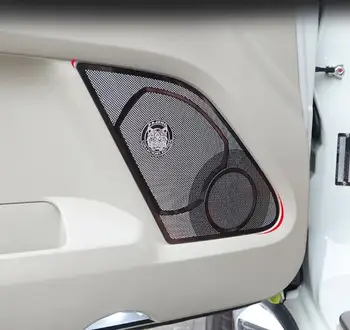 За Mitsubishi PAJERO V97 v93 2007-2020 автомобилна врата от неръждаема стомана, аудио декоративна капачка, защита от надраскване, автомобилни аксесоари