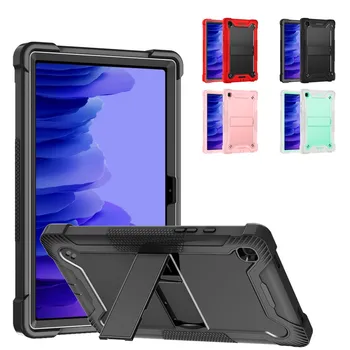 За Samsung Galaxy Tab A7 10,4 инча 2020 SM-T500 T505 Калъф Детски Безопасен Силикон PC Hybrid Противоударная Поставка С Държач Калъф За Таблет