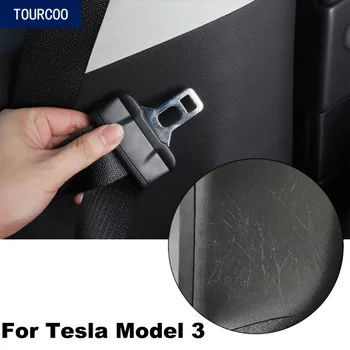 За Tesla, модел 3 Колан B-часова предпазна подложка от надраскване етикети за оформяне на интериора на колата