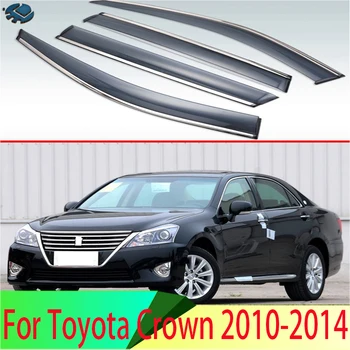 За Toyota Crown 2010-2014 пластмасов външен козирка вентилационни завеси на прозореца защита от слънце и дъжд дефлектор 4 бр. не са подходящи за японците
