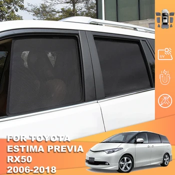 За Toyota ESTIMA PREVIA Tarago 2006-2019 Магнитен авто сенника на предното и задното предното стъкло Шторка странично прозорец на сенника