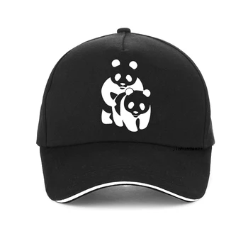 Забавна бейзболна шапка с борцовской пандой, модни брандираната мъжки готина лятна шапка от слънцето, панда, Унисекс, регулируема бейзболни шапки-снэпбеки
