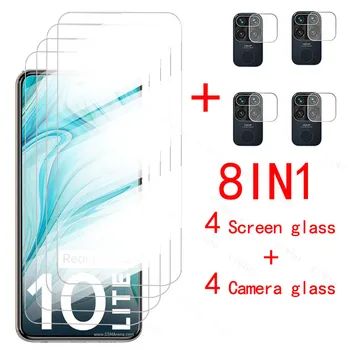 Защитно Стъкло за Xiaomi Redmi Note 10 Lite Pro 10s 9S 8 8T 9T Max Защита на Екрана на Камерата, За Redmi 9 9C NFC 9T 9A Стъкло