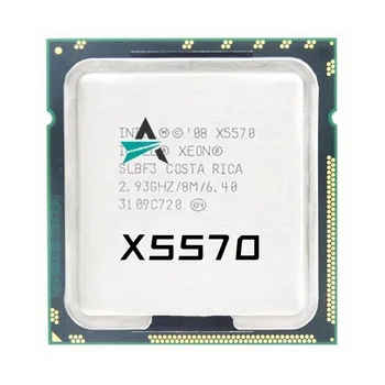 Използван е процесорът Xeon X5570 (кеш 8 М, 2.93ghz, QPI 6,40 Hz/с) за настолни компютри LGA1366