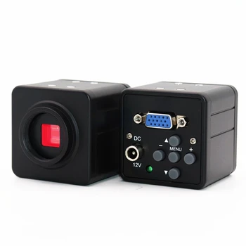 Изход HD Цифров електронен C-mount Лабораторни изделия Индустриален видео микроскоп, Камера за ремонт на спояване на печатни платки телефон