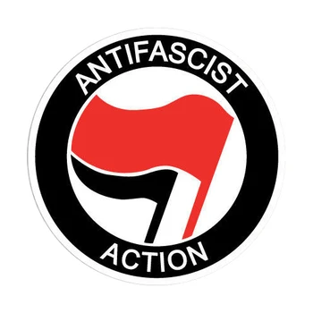 Индивидуална стикер на колата и отличителни знаци Antifa, антифашистки стикер, стикер за лаптоп, автомобили антизащищенная промоция