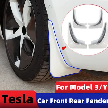Калници За Tesla, Модел 3 Модел Y 2022 Автомобилен Стайлинг Без Пробиване На Предното И Задното Крило Калници Tesla Модел Y 2023 Автомобилни Аксесоари