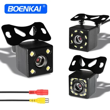 Камера за обратно виждане на автомобила BOENKAI HD нощно виждане, широка парковочная камера за задно виждане-водоустойчива led монитор автоматично резервно копие, архивиране на изображението