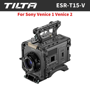 Клетка за камера TILAT съпротивление esr-T15-V за Sony Venice 1 Венеция 2 V-Образно Закопчаване/Златното Определяне на Батарейные Плоча Горната Дръжка Батарейная Плоча