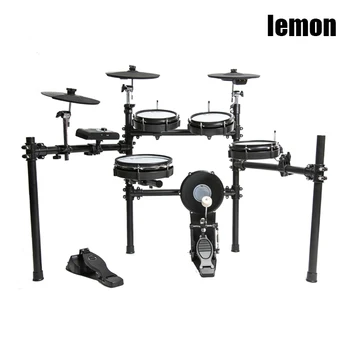 Комплект електронни барабани Lemon Drum T500 от 8 части вкара с глава, разтегателен