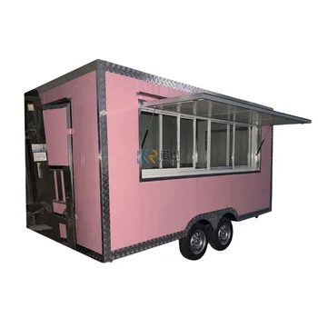 Концесията на произведено ремарке за превоз на храни Dot Ce Ресторанная количка за продажба на кафе Фаянс автобус Автомобил за обществено хранене