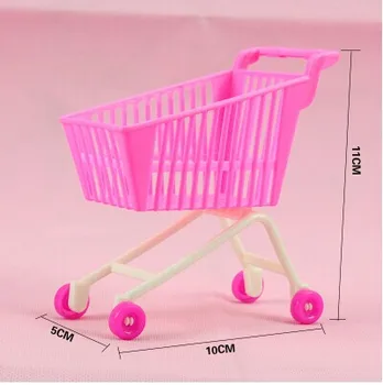 Кукла, подаръчни аксесоари, играчки Модни кошница за пазаруване Скъпа мебели за дома за момичета Пластмасов Образователна 2021
