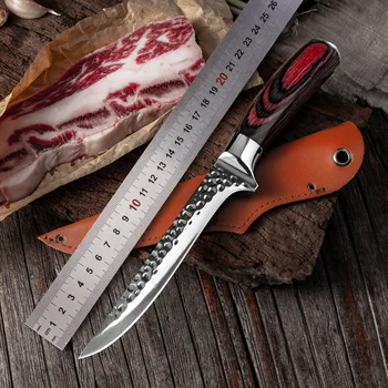 Кухненски нож, обвалочный нож, нож за нарязване на филии от неръждаема стомана, мясницкий нож, инструмент за готвене пилинг, ловен нож, нож походный