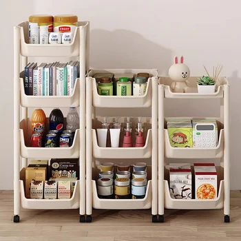 Кухненски шкафове, количка, аксесоари, кошница за плодове, количка, бюфети за съхранение, мобилни помощни кухненски мебели Carrinho SQC