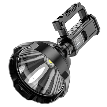 Лампа на открито, led преносим фенер, лампа-титуляр, мощен водоустойчив USB-акумулаторна прожектор със силно осветление