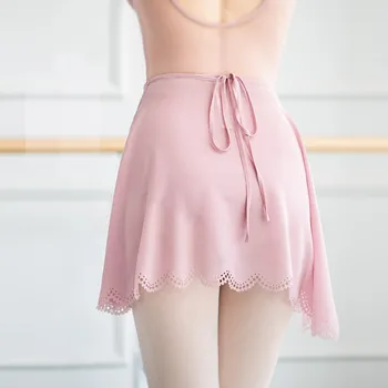 Лейси танци балетна пола Детски тренировъчен бански Женствена рокля за танци шифоновая пакетче за момичета гимнастически поли с мирис на