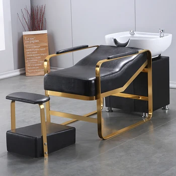 Масажен стол с шампоан на главата, комфортна циркулация на водата, легло за измиване на косата, луксозна терапия, салонное обзавеждане Lettino Massaggio MQ50SC