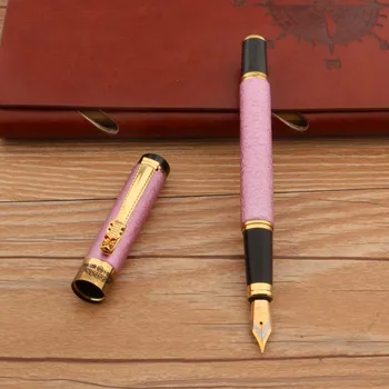 Мат розова писалка с метален златна тапицерия 0,7 1,1 1,5 1,9 2,5 2,9 Канцеларски материали за калиграфия, офис и ученически принадлежности, подарък за писане