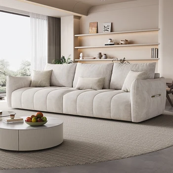 Меки елегантни и модерни дивани Модерен скандинавски лукс дизайнерски диван за почивка Мебели за дневна в стил хапки средата на века