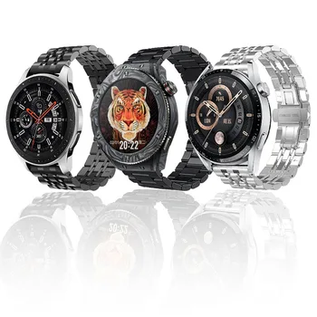 Метална Каишка За Huawei Watch GT2 Pro/2e/GT 2022/2 46 мм и Каишка От Неръждаема Стомана Гривна Въжета За Samsung Galaxy Watch 3 45 мм Гривна