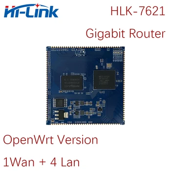 Модул рутер Hi-Link GigE Gigabit Ethernet HLK-7621 GbE Версия на Openwrt с чипсет MT7621A USB2.0/3.0