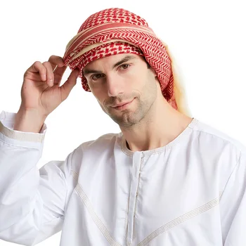 Мъжки нов арабски мюсюлмански близкия изток ретро национален висококачествен вълнен подарък тюрбан