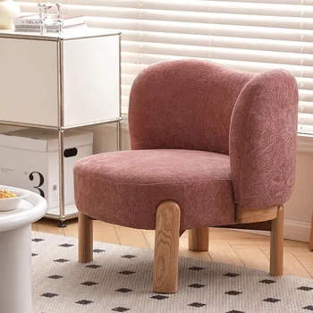 Мързеливи розови столове за всекидневна, зареждане с козметични средства, модерен дизайнерски диван-стол, удобен европейският сладък, безплатна доставка, мебели Sillas