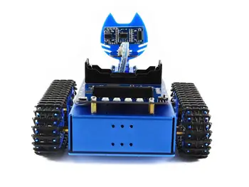 Набор за изграждане на писта робот Waveshare KitiBot Starter въз основа на BBC micro: bit V2 / на оригиналната версия на micro: bit или само комплект Acce