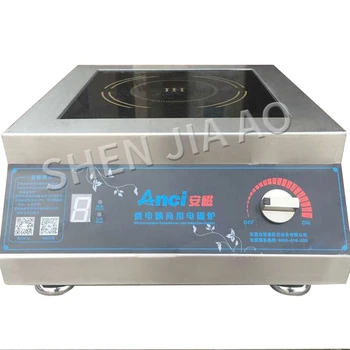 Настолен плосък индукционная печка AC-5KW-1 Търговски индукция печки с мощност 5000 W, индукционная печка на висока мощност за хотели