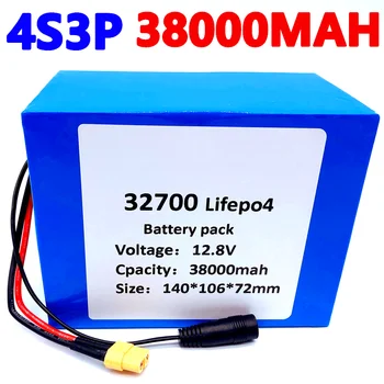 НОВ 32700 Lifepo4 Батериите 4S3P 12,8 V 38Ah 4S 40A 100A Evenwichtige Bms Voor Elektrische Обувка с повреден блок захранване 12V