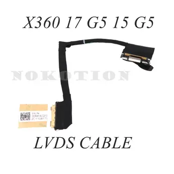 Нов LCD кабел LVDS за HP ZBook Studio X360 17 G5 15 g5 ddxw1alc012 Гъвкав кабел за екрана на дисплея