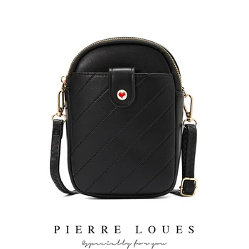 Нова дамска чанта за през рамото от изкуствена кожа, чанти през рамо с голям капацитет за жени, лесна чанта с държач за карти, малка чанта-тоут