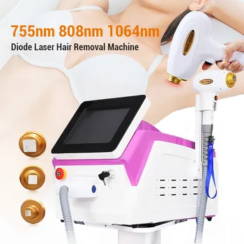 НОВА Машина за епилация премахване на лазерни диоди с дължина на вълната 808nm Безболезнена Effetctive с 755nm 808nm 1064nm за всички Косата на кожата