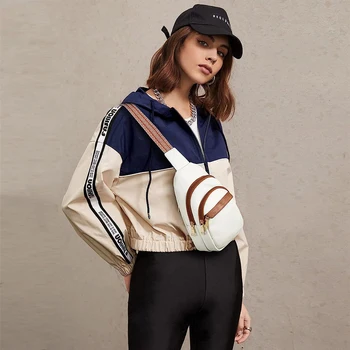 Нова текстурная дамски нагрудная чанта от изкуствена кожа, поясная чанта през рамо, чанта за мобилен телефон, ежедневни модни мотоциклетът чанта