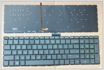 Новата клавиатура за лаптоп HP Pavilion 15-AK 15-AK 15-AK000 15-AK001tx 15-AK004 15-AK030 noframe Черна клавиатура с подсветка САЩ
