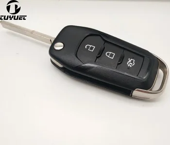 Новост! Преносимото сгъваем калъф за дистанционно ключ Ford New Mondeo Farreus, празен калъф за ключове от автомобил