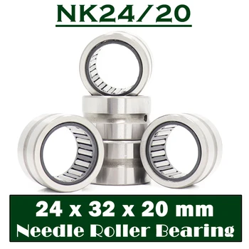 Носещи NK24/20 24*32*20 мм (5 бр.) игли като ролкови лагери с unibody пръстен без вътрешния пръстен NK24/20 Носещи NK2420