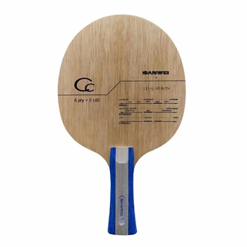 Оригинален SANWEI CC Нож за Тенис на маса 5 Дървени + 2 Въглеродни + + Тренировочная без Кутия Ракета за Пинг-Понг Прилеп Paddle Тенис de Mesa