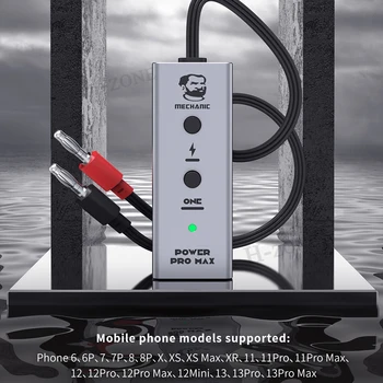 Оригинален механичен захранващ кабел обувка Power pro max с един ключ и бутон за iPhone 6 7 8x11 12 13 Pro max Мобилен тест на захранващия кабел