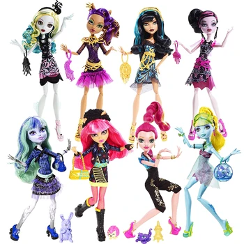 Оригинални аксесоари за кукли Monster High Ghouls Rule Frankie Stein Кукла Frights Abbey серията чудовище хай оригинален Подарък за момичетата за рожден ден