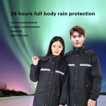 Останете сухи и безопасни с нашите отразяващи плащами и е за дъжд штанами, изработени от утолщенных материали за максимална защита от умора