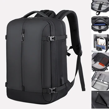 Отразяваща мъжки 17-инчов раница за лаптоп USB, водоустойчив училищна чанта за лаптоп, чанта, ученически чанти за мъже и жени