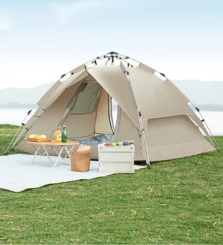 Палатка за външно автоматично поп къмпинг със защита от слънце и дъжд, удобна сгъваема палатка за съхранение