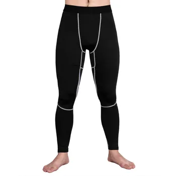 Панталони за фитнес за Мъже бързо съхнещи спортни подходящи стрейчевые панталони, чорапогащи, дишаща дизайн на цветна линия, фитнес, за джогинг
