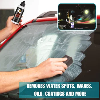 Паста за премахване на блажна фолио за автомобилни стъкла Средство за покриване на автомобилни стъкла водоустойчив непромокаемым средство за почистване на стъкла, фарове за мъгла, за предното стъкло на превозното средство