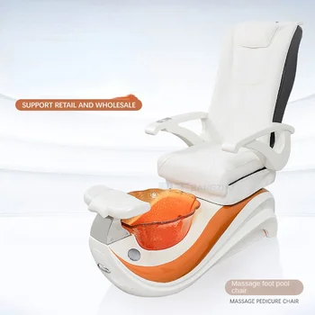 Педикюрное стол Басейн за краката Електрическо измиване на краката за Масаж на краката за Масаж на гърба ваната за крака Салон за красота разтегателен педикюрное стол