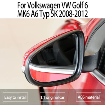 Поглед отстрани Електрически Ляв и Десен за Volkswagen VW Golf 6 MK6 A6 Typ 5K 2008-2012 Огледално Стъкло С Подгряване