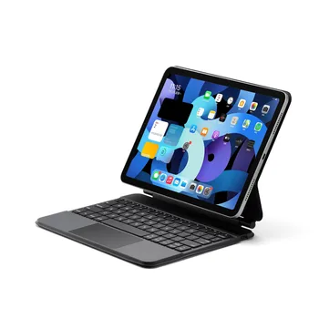 Подсветката на клавиатурата на таблета, Bluetooth, Touch Trackpad Клавиатура със Завъртане на 360 ° за iPad 2020 10,9 Инча 2018 2020 iPad 11 Инча