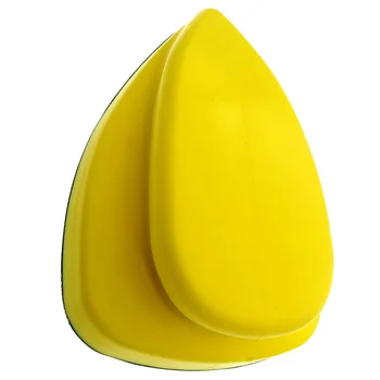 Полировальный диск под формата на триъгълна плъхове, ръчно диск за шлайфане, шкурка, полировальный мат, черен и жълт